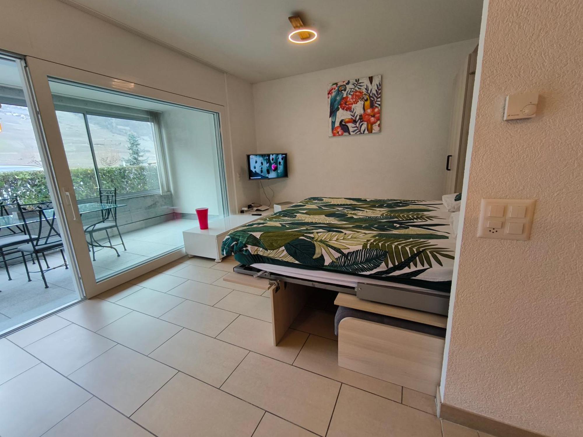 Superbe Studio A Saillon Les Bains Ngoại thất bức ảnh